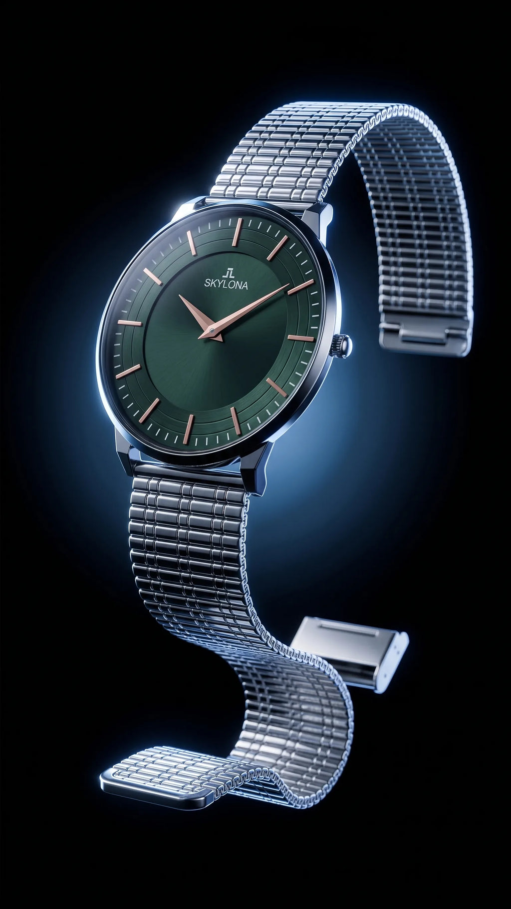 The Meridian Timepiece Forest Depth Green
